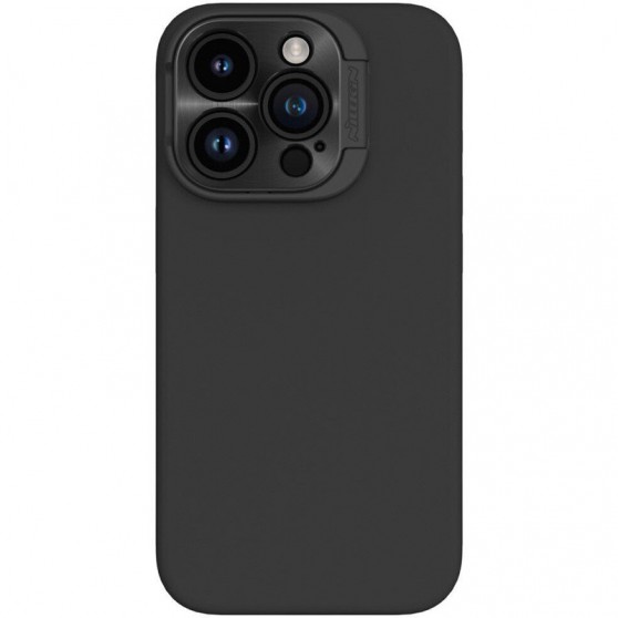 Чехол Silicone Nillkin LensWing Magnetic для Apple iPhone 15 Pro Max (6.7"), Черный / Black