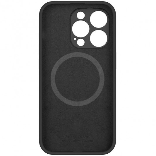 Чехол Silicone Nillkin LensWing Magnetic для Apple iPhone 15 Pro Max (6.7"), Черный / Black - изображение 1