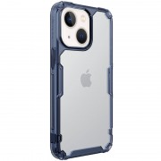 TPU чехол Nillkin Nature Pro Series для Apple iPhone 15 (6.1"), Синий (прозрачный)
