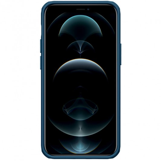 Чехол Nillkin Matte Pro для Apple iPhone 15 Plus (6.7") Синий / Blue - изображение 1