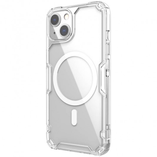 TPU чехол Nillkin Nature Pro Magnetic для Apple iPhone 15 (6.1"), Бесцветный (прозрачный) - изображение 2