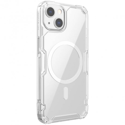 TPU чехол Nillkin Nature Pro Magnetic для Apple iPhone 15 Plus (6.7") Бесцветный (прозрачный) - изображение 4
