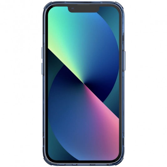 TPU чехол Nillkin Nature Pro Magnetic для Apple iPhone 15 Plus (6.7") Синий (прозрачный) - изображение 1
