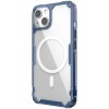 TPU чохол Nillkin Nature Pro Magnetic для Apple iPhone 15 Plus (6.7"), Синій (прозорий)