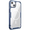 TPU чохол Nillkin Nature Pro Magnetic для Apple iPhone 15 Plus (6.7"), Синій (прозорий)
