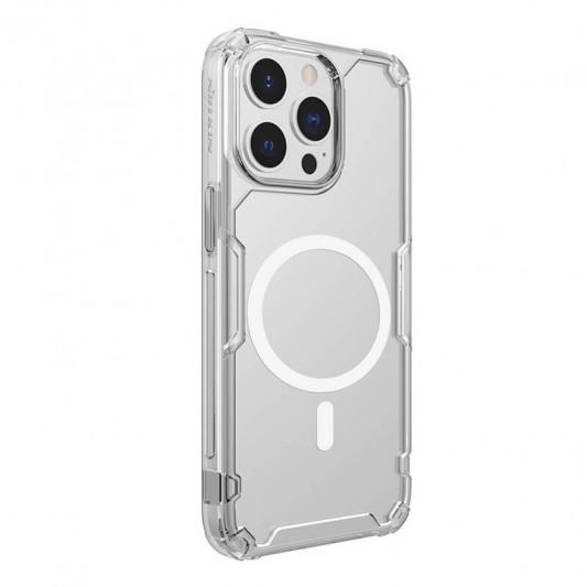 TPU чехол Nillkin Nature Pro Magnetic для Apple iPhone 15 Pro (6.1") Бесцветный (прозрачный) - изображение 2