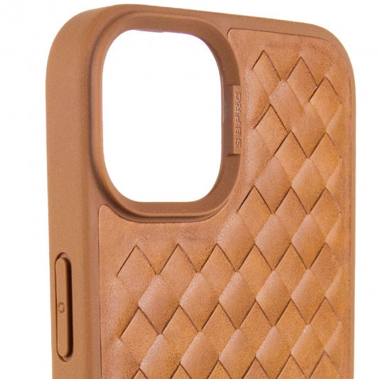 Кожаный чехол Polo Santa Barbara для Apple iPhone 15 (6.1") Brown - изображение 3