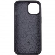 Кожаный чехол Polo Santa Barbara для Apple iPhone 15 Plus (6.7"), Black