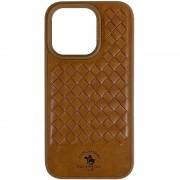 Кожаный чехол Polo Santa Barbara для Apple iPhone 15 Pro (6.1"), Brown
