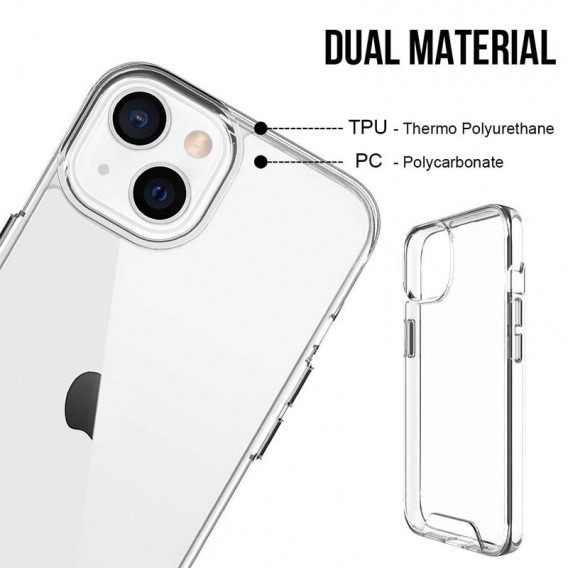 Чохол TPU Space Case transparent для Apple iPhone 15 (6.1"), Прозорий