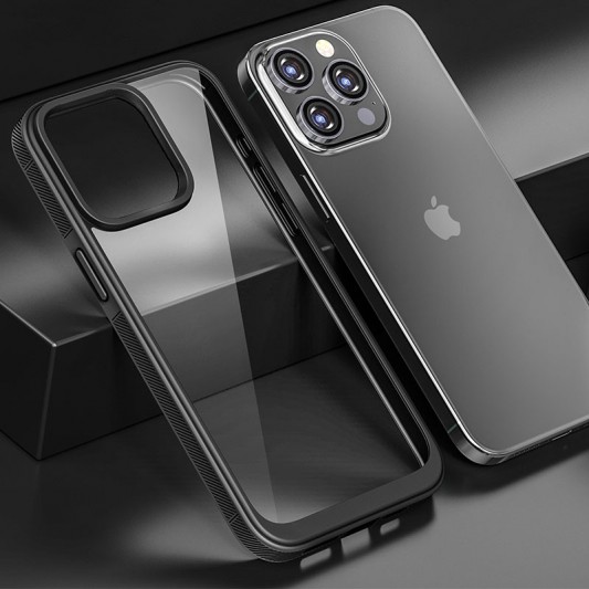 Чехол TPU+PC Pulse для Apple iPhone 15 Pro (6.1") Black - изображение 1