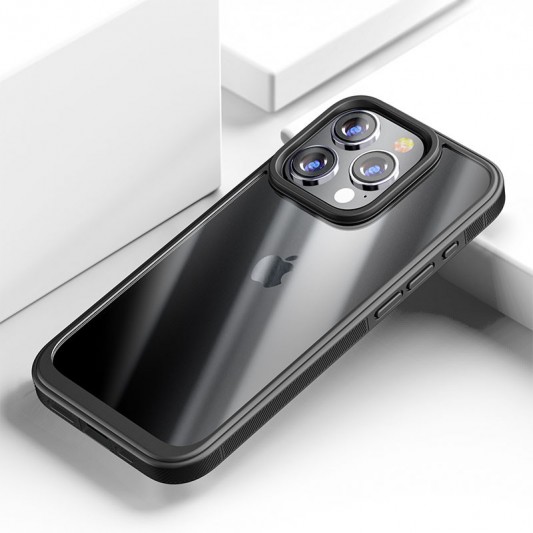 Чехол TPU+PC Pulse для Apple iPhone 15 Pro (6.1") Black - изображение 4