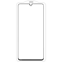 Защитное стекло SKLO 5D (тех.пак) для Oppo A17 / A17k / A18 / A38 Черный / Белая подложка