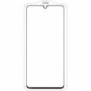 Защитное стекло SKLO 5D (тех.пак) для Oppo A17 / A17k / A18 / A38 Черный / Белая подложка