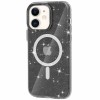Чехол TPU Galaxy Sparkle (MagFit) для Apple iPhone 11 (6.1"), Black+Glitter