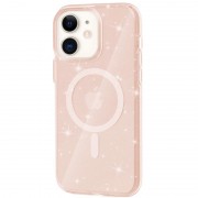 Чехол TPU Galaxy Sparkle (MagFit) для Apple iPhone 11 (6.1") Gold+Glitter