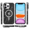 Чохол TPU Galaxy Sparkle (MagFit) для Apple iPhone 12 Pro Max (6.7"), Black+Glitter