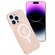 Чохол TPU Galaxy Sparkle (MagFit) для Apple iPhone 14 Pro (6.1"), Gold+Glitter