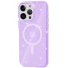 Чохол TPU Galaxy Sparkle (MagFit) для Apple iPhone 14 Pro Max (6.7"), Purple+Glitter