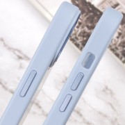Чехол TPU+Glass Sapphire Midnight Open Camera with MagSafe для Apple iPhone 15 Plus (6.7"), Голубой / Blue