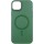 Чехол TPU+Glass Sapphire Midnight Open Camera with MagSafe для Apple iPhone 15 Plus (6.7") Зеленый / Forest green