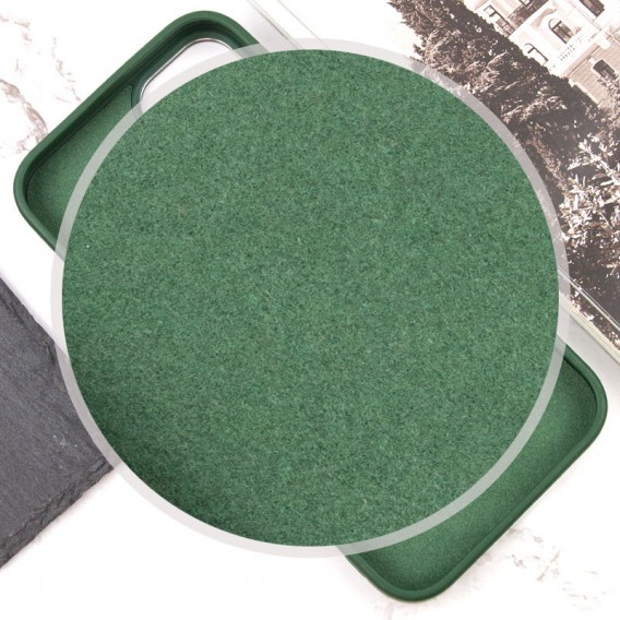 Чохол TPU+Glass Sapphire Midnight Open Camera with MagSafe для Apple iPhone 15 Plus (6.7"), Зелений / Forest green