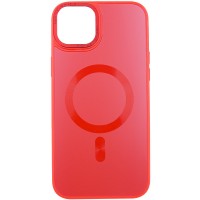 Чехол TPU+Glass Sapphire Midnight Open Camera with MagSafe для Apple iPhone 15 Plus (6.7