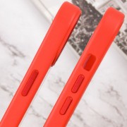 Чехол TPU+Glass Sapphire Midnight Open Camera with MagSafe для Apple iPhone 15 Plus (6.7"), Красный / Red