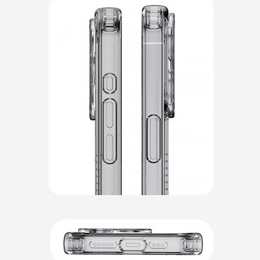Чехол TPU+PC Multi-Color для Apple iPhone 15 Plus (6.7") Grey - изображение 2