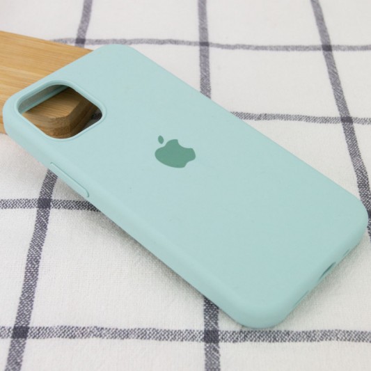 Чохол Silicone Case Full Protective (AA) для Apple iPhone 12 Pro Max (6.7") Бірюзовий / Beryl - зображення 1 