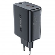 Зарядное устройство Acefast A29 PD45W GaN (USB-C+USB-C) dual port, Black