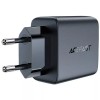 Зарядний пристрій Acefast A49 PD35W GaN (USB-C+USB-C) dual port, Black