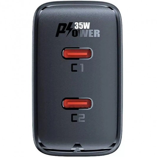 СЗУ Acefast A49 PD35W GaN (2USB-C) Black - изображение 3