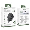Зарядний пристрій Acefast A49 PD35W GaN (USB-C+USB-C) dual port, Black