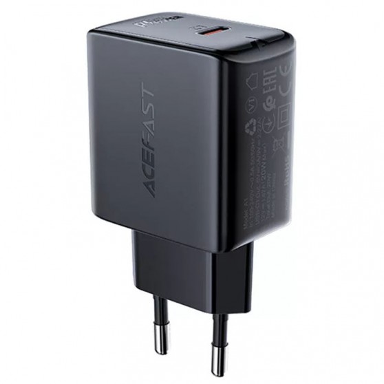 СЗУ Acefast A1 PD20W (1USB-C) Black