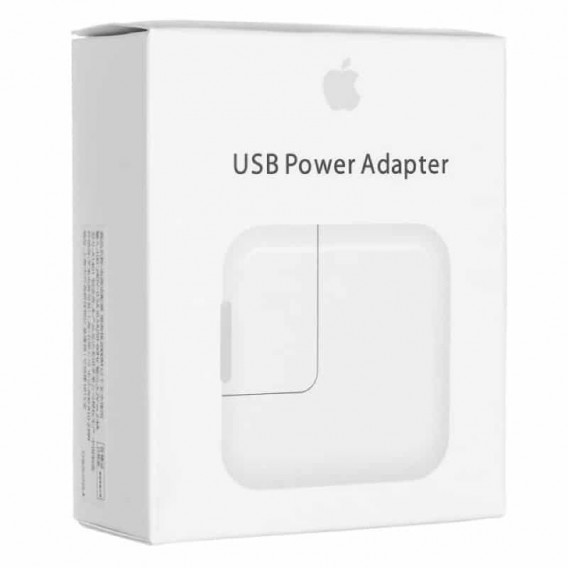 Зарядное устройство 12W USB-A Power Adapter for Apple (AAA) (box), White