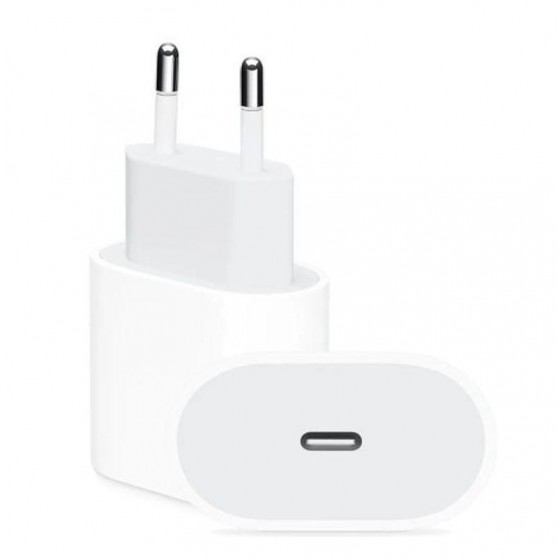СЗУ 20W Power Adapter for Apple (1USB-C) (AAA) (box) White