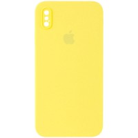 Чехол Silicone Case Square Full Camera Protective (AA) для Apple iPhone XS Max (6.5
