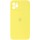 Чохол Silicone Case Square Full Camera Protective (AA) для Apple iPhone 11 Pro Max (6.5") Жовтий / Yellow