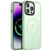 TPU+PC чехол Metal Buttons with MagSafe Colorful для Apple iPhone 13 Pro (6.1"), Мятный