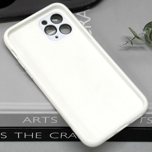 Чехол TPU+Glass Sapphire Midnight with MagSafe для Apple iPhone 13 Pro Max (6.7"), Белый / White - изображение 1