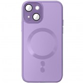 Чохол TPU+Glass Sapphire Midnight with MagSafe для Apple iPhone 14 (6.1") Бузковий / Lilac Чохол TPU+Glass Sapphire Midnight with MagSafe для Apple iPhone 14 (6.1") Бузковий / Lilac