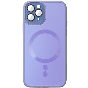 Чехол TPU+Glass Sapphire Midnight with MagSafe для Apple iPhone 14 Pro Max (6.7