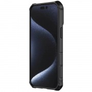 TPU+PC чехол Nillkin CamShield Armor (шторка на камеру) для Apple iPhone 15 Pro Max (6.7"), Черный