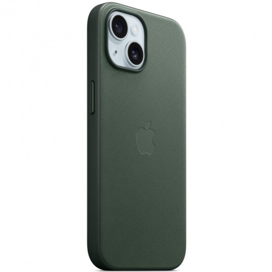 Чехол FineWoven (AAA) with MagSafe для Apple iPhone 15 Plus (6.7") Ever Green - изображение 1