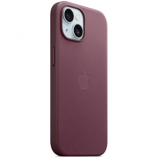Чехол FineWoven (AAA) with MagSafe для Apple iPhone 15 Plus (6.7") Mulberry - изображение 1