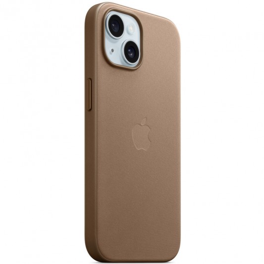 Чехол FineWoven (AAA) with MagSafe для Apple iPhone 15 Plus (6.7") Taupe - изображение 1