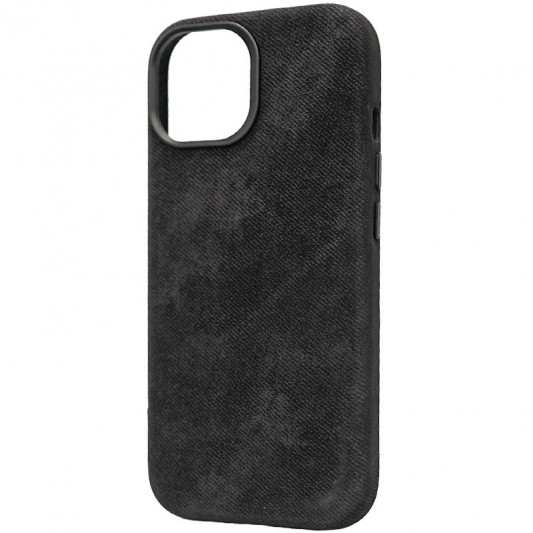 Чохол Denim with MagSafe для Apple iPhone 14 (6.1") Black - зображення 1 