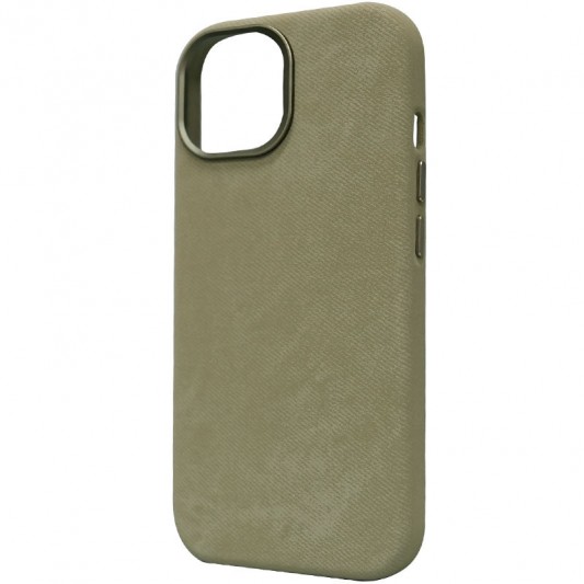 Чехол Denim with MagSafe для Apple iPhone 14 Pro (6.1") Olive - изображение 1