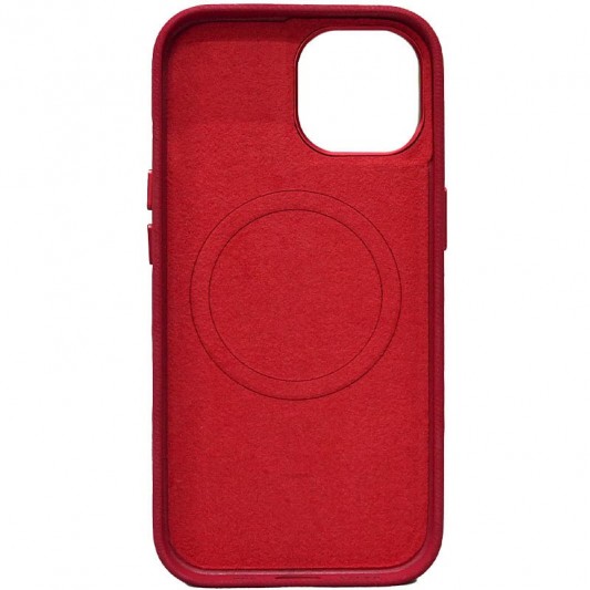 Чехол Denim with MagSafe для Apple iPhone 14 Pro (6.1") Red - изображение 2